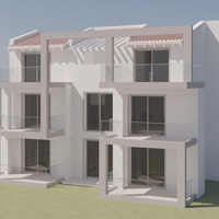 Κτίριο κατοικιών στη Νέα Φώκαια Δήμου Κασσάνδρας